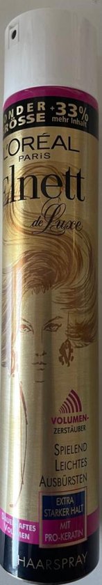 L'Oréal Paris Elnett Satin Fixation Volume - Laque pour cheveux - 400 ml