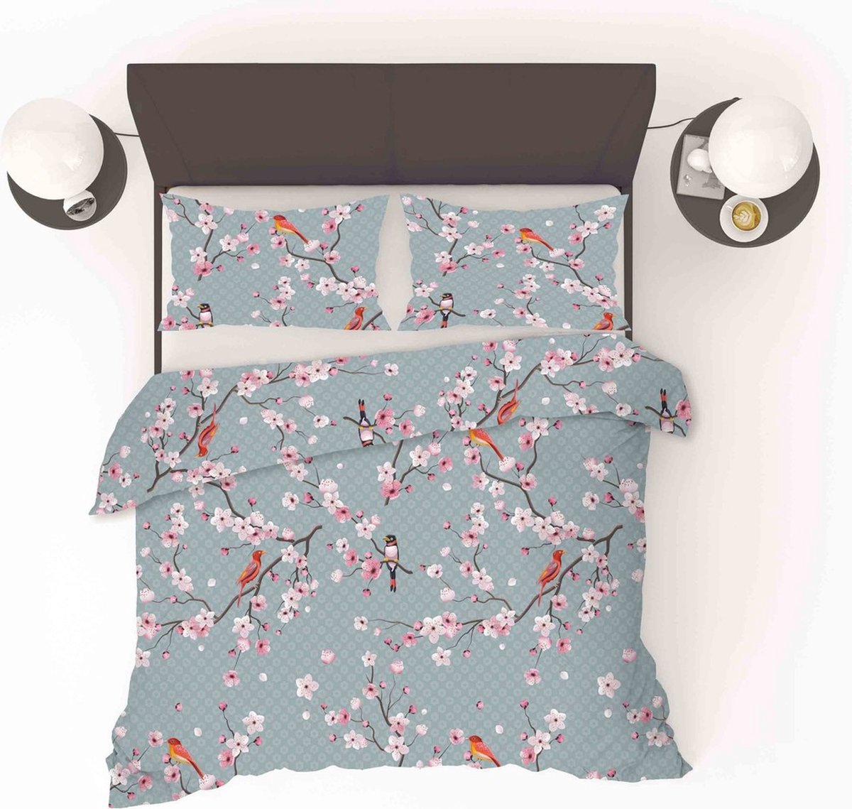 Refined Bedding Dekbedovertrek JAPON BLUE 140 x 220 cm