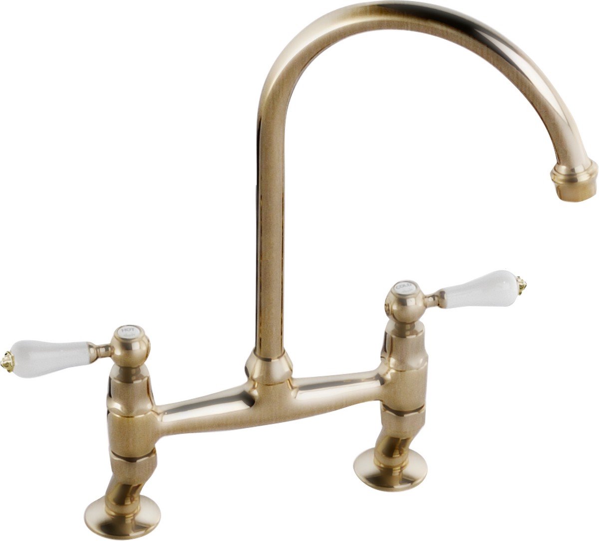 Abode Ludlow Bridge Antique Brass