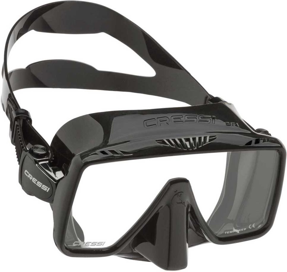 TUSA SPORT Splendive ensemble de lunettes de plongée - Zwart/ Zwart