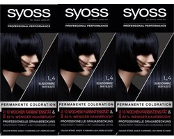 Syoss - Haarverf - 1_4 - Cosmic Blue - 115ml x 3
