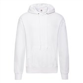 Fruit of the Loom - Classic Hoodie - Wit - M