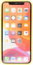 Geschikt voor Apple Iphone XS Case - Geel – Case – Hoes – Bescherming Telefoon – Smartphone Case – Cadeau voor man /vrouw/ vaderdag
