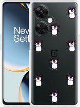 Cazy Hoesje geschikt voor OnePlus Nord CE 3 Lite 5G Penguin Chillin