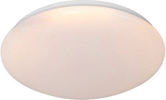 QAZQA iene - Moderne LED Plafondlamp - 1 lichts - Ø 38 cm - Wit - Woonkamer | Slaapkamer | Keuken