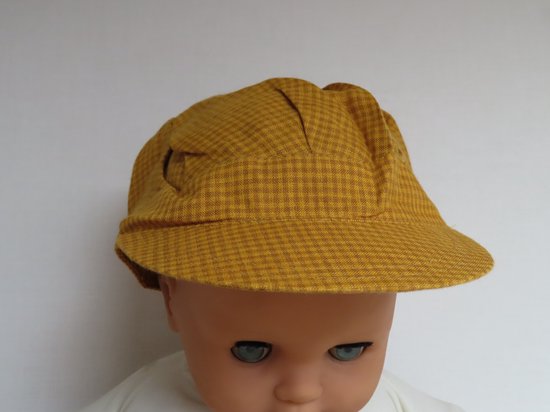 Casquette - chapeau de soleil - garçons - ocre - 50 cm