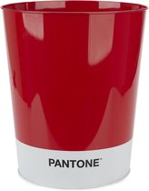 Balvi Poubelle Pantone 10 litres étain rouge / blanc