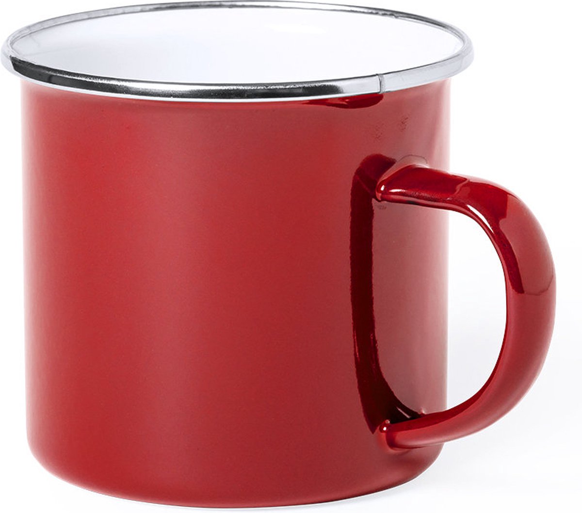 OneTrippel - Roest vrij staal - Koffiebeker - 380 ml - RVS- Rood