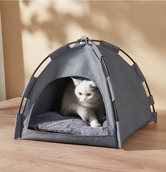 Petite maison pour chat - kussen frais et chaud - lit pour chat - lit pour  chien -... | bol