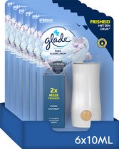 Glade Touch & Fresh 1 support + 1 recharge Pure Clean Linen - Rafraichisseurs d'air - contenu 6 x 10ML