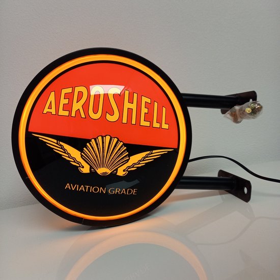 Verlicht muurbord / lichtbak - Aeroshell