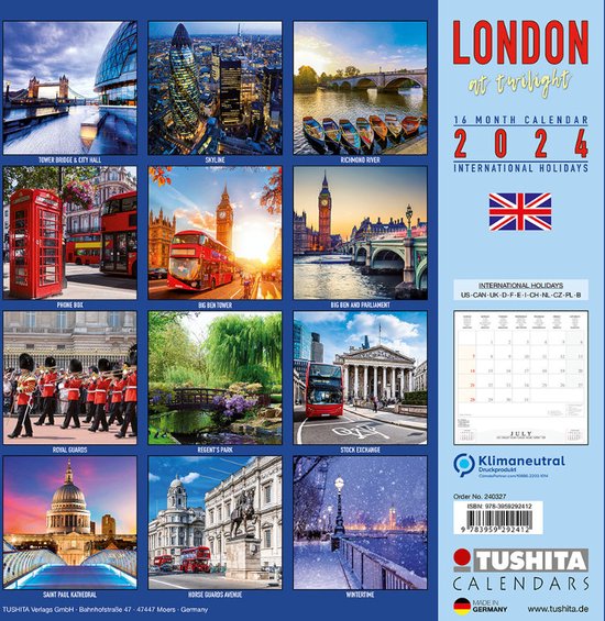 London at Twilight Kalender 2024