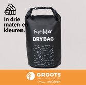Groots 5L Drybag Zwart - Waterdichte Tas & Waterdichte Sporttas in één - Duurzaam PVC voor Zwemmen, Raften en Outdoor Avonturen