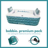 bobbie. bohemian - Premium Pack - Opblaasbaar ligbad voor 2 personen - incl. afdekzeil - zwembad geschikt voor binnen en buiten - ijsbad - zitbad - bath bucket - opvouwbaar bad
