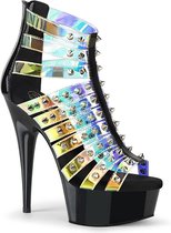 Pleaser - DELIGHT-600-9 - Escarpins à talons hauts - Pointure 38 - Zwart