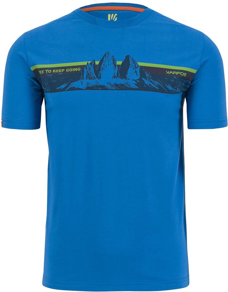 Karpos Giglio T-shirt Met Korte Mouwen Blauw 2XL Man