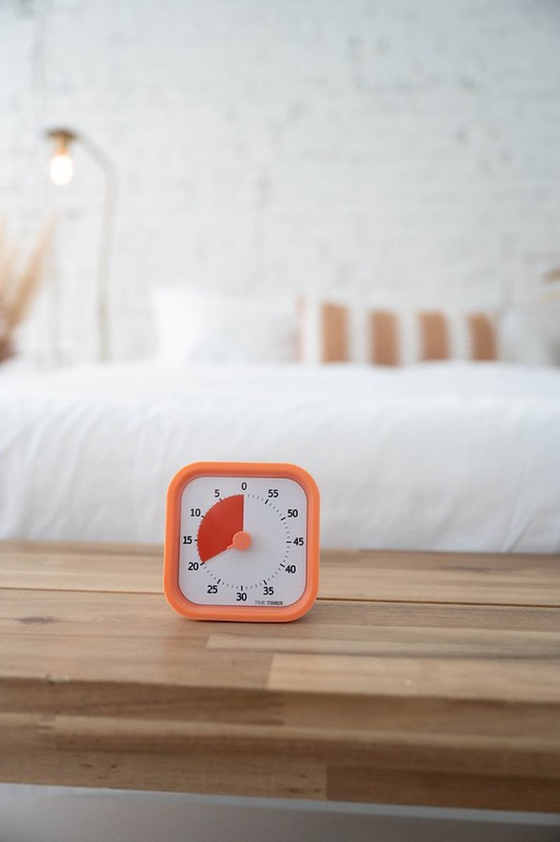 Time Timer® MOD HOME EDITION - kleur Dreamsicle Orange - 60 Minuten visuele timer - V2.0 — afbeelding 6