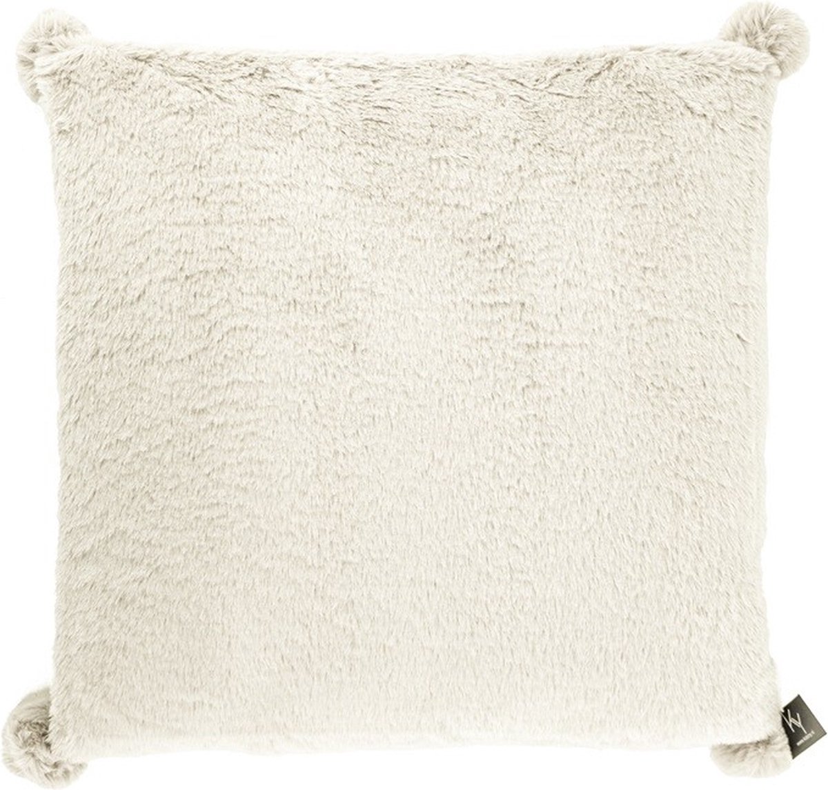 HomeBound by KY | Kussen velours wit | 45x45cm | kussen velours