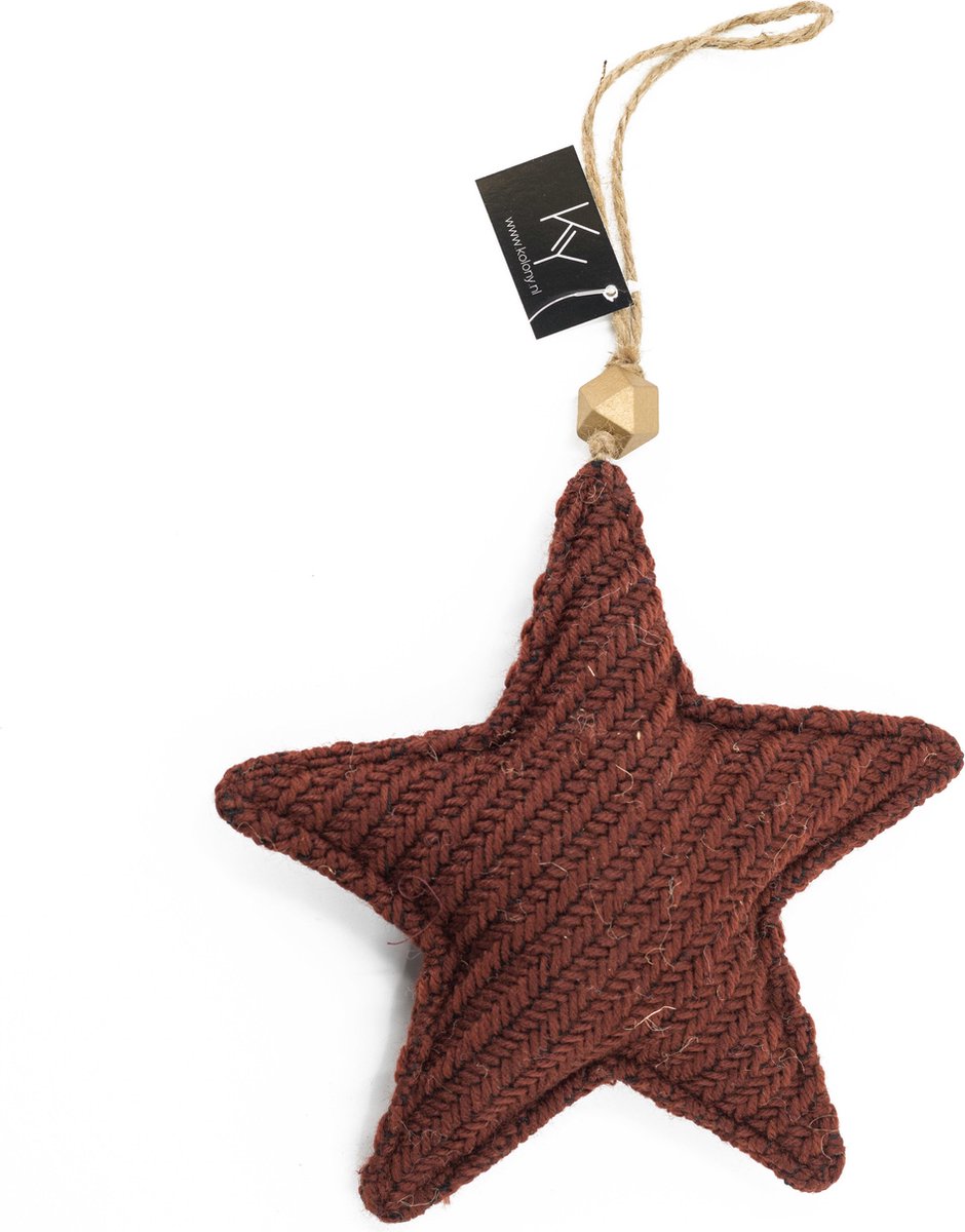 HomeBound by KY | Stoffen ster | hanger ster | kersthanger | kerstdecoratie | feestdecoratie