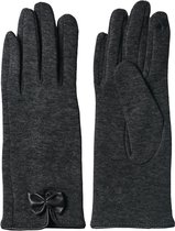 Juleeze Handschoenen Winter 8x24 cm Grijs Katoen Polyester