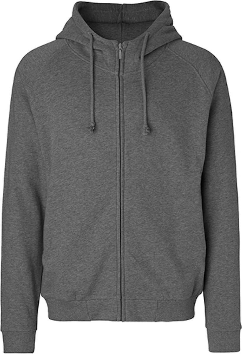 Neutral Unisex Hoodie With Hidden Zip NE63401 Dark Heather Darkheather