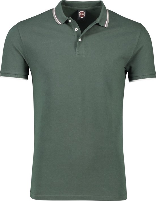 Polo's korte mouw groen Camel active main image 0