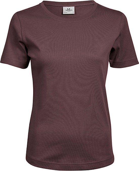 Women´s Interlock T-shirt met korte mouwen Grape - 3XL