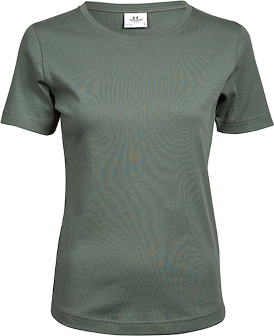 Ladies Interlock T-Shirt - Leaf Green - M - Tee Jays