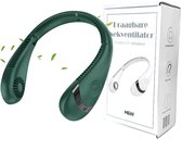 TipsTops Portable Face Fan Neck Fan - Head Air Conditioner Climatiseurs Mini Headphones Fan Vert