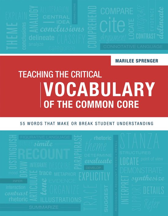 Teaching the Critical Vocabulary of the Common Core - cover