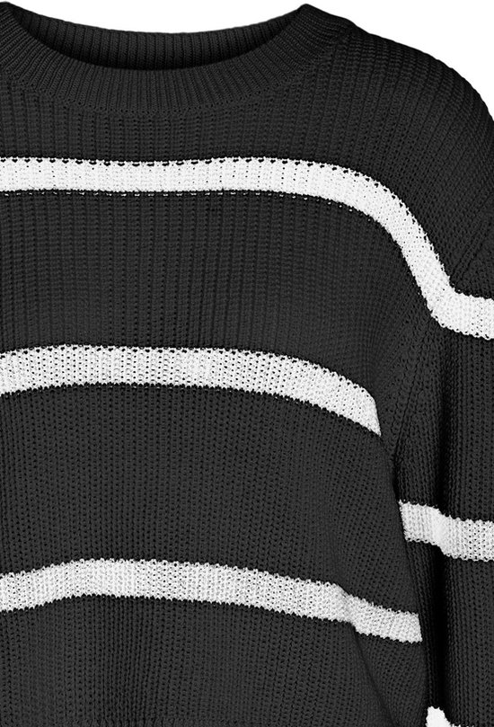 Noisy May Gebreide pullover met schipperskraag, model 'NEWALICE' in middengrijs online kopen | P&C