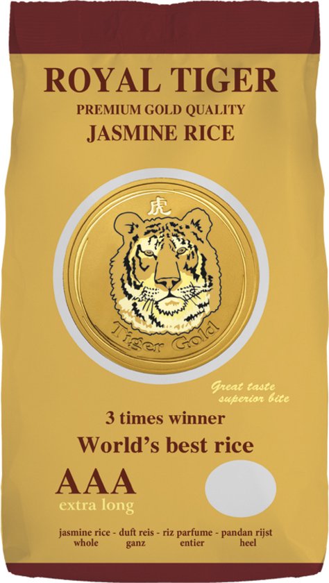 Royal Tiger Jasmijn Rijst 12 x 1 kg