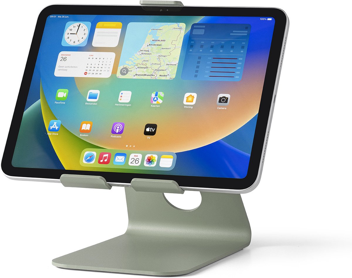 Tabdoq universele tablet desktop standaard - geschikt voor alle tablets en iPad's van 8-13 inch, groen
