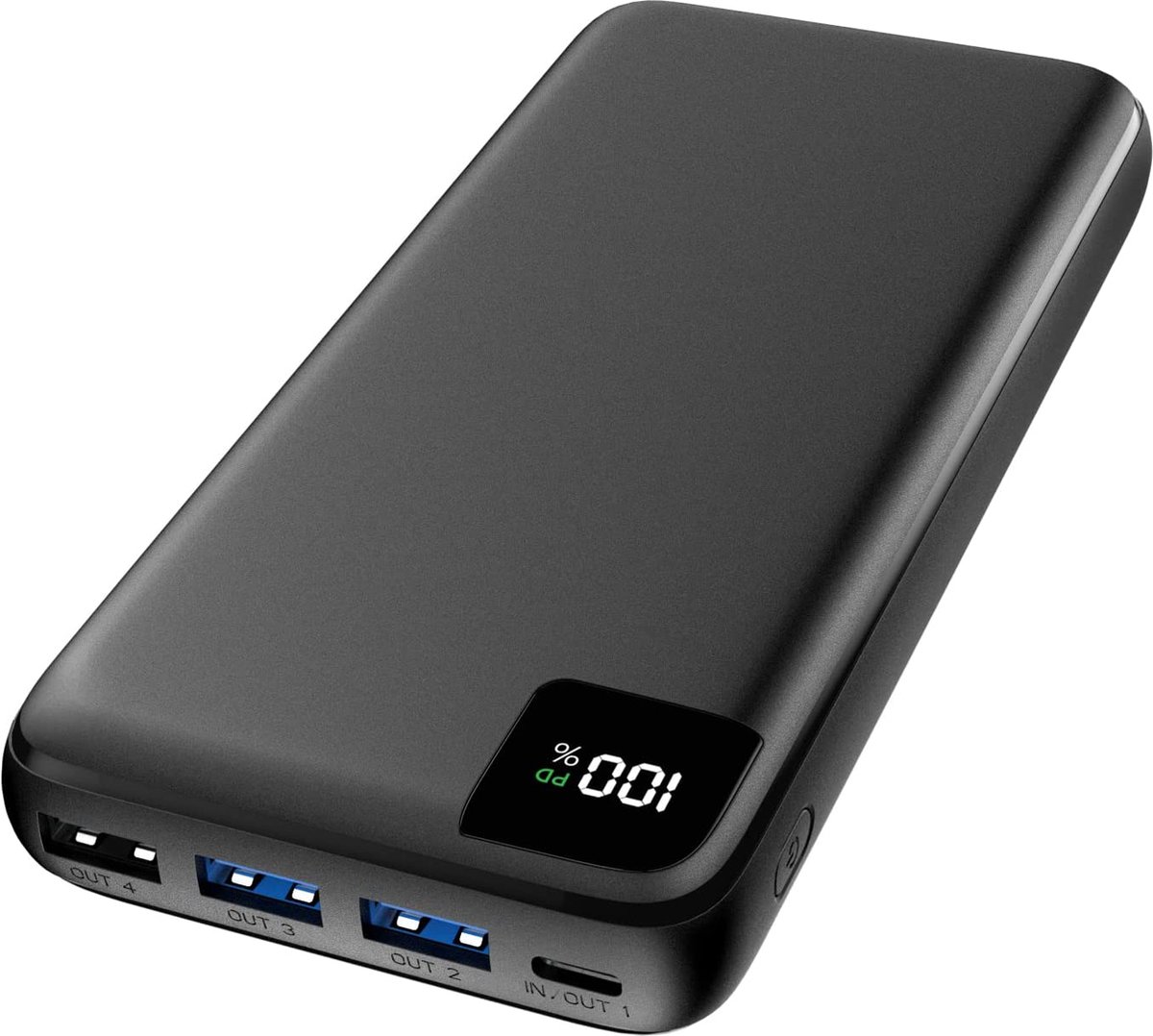 Strex Powerbank - 27.000 mAh - 22.5W Snellader - USB-A/USB-C - LED Indicatie - Universele Powerbank geschikt voor o.a. iOS/Android - Strex - €31,95