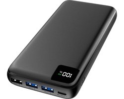 Strex Powerbank - 27.000 mAh - 22.5W Snellader - USB-A/USB-C - LED Indicatie - Universele Powerbank geschikt voor o.a. iOS/Android