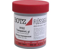 Glazuur voor klei, transparant, 200 ml/ 1 Doosje