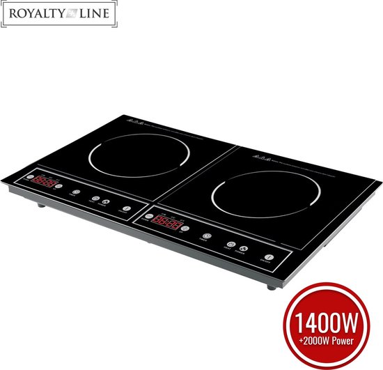 Royality Line Dubbele Inductie Kookplaat Vrijstaand 40cm bol