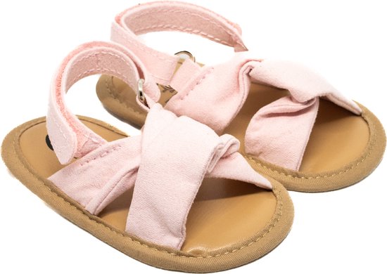 Siya Baby - sandalen - meisjes - roze - overslag - maat 20
