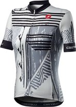 Castelli Maillot Cyclisme Manches Courtes Femme Zwart Wit - ASTRATTA JERSEY NOIR - BLACK- XL