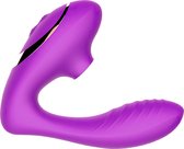 Yonovo® U-shape luchtdruk vibrator - G Spot Stimulator & Clitoris Masturbator- Seksspeeltjes vrouwen - Erotiek Toys - Paars