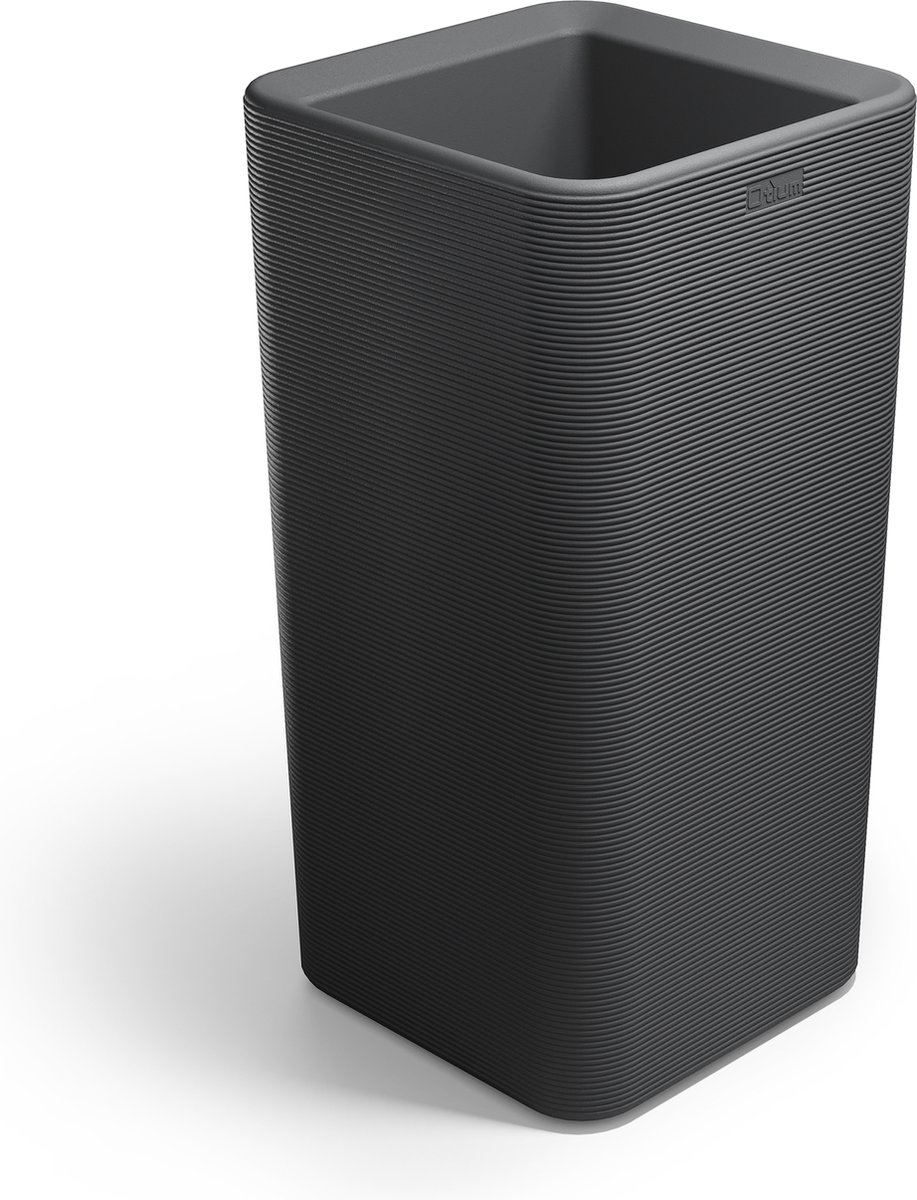 Otium bloembak dubbelwandig Linea 40 cm antraciet