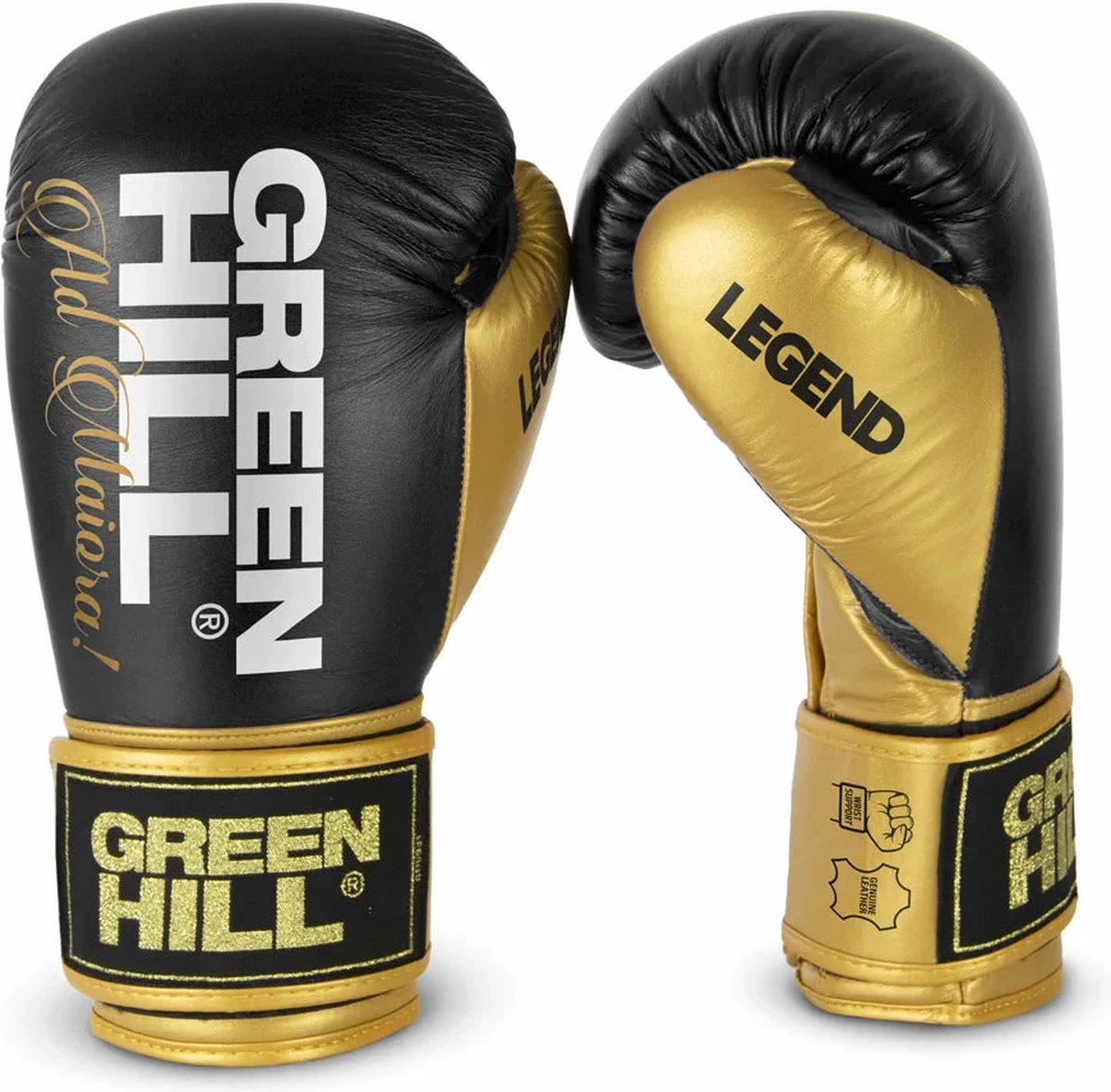 Green Hill Legend Platinum - Leer - Zwart met goud (Beschikbaar in verschillende maten)