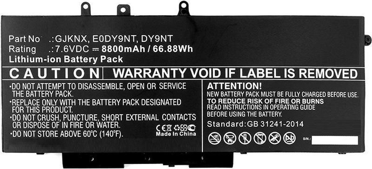 CoreParts MBXDE-BA0145 laptop reserve-onderdeel Batterij/Accu