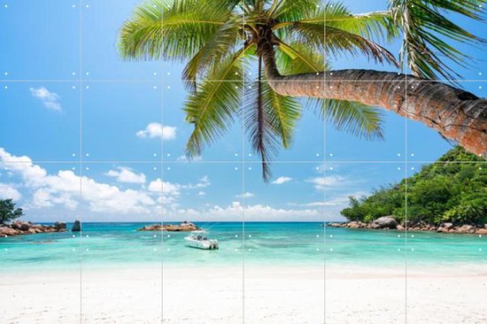 IXXI Petite Anse Kerlan Beach - Seychelles - Wanddecoratie - Fotografie