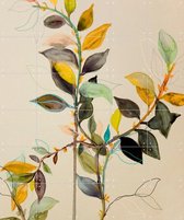 IXXI Willow M20 - Wanddecoratie - Bloemen en Planten - 100 x 120 cm