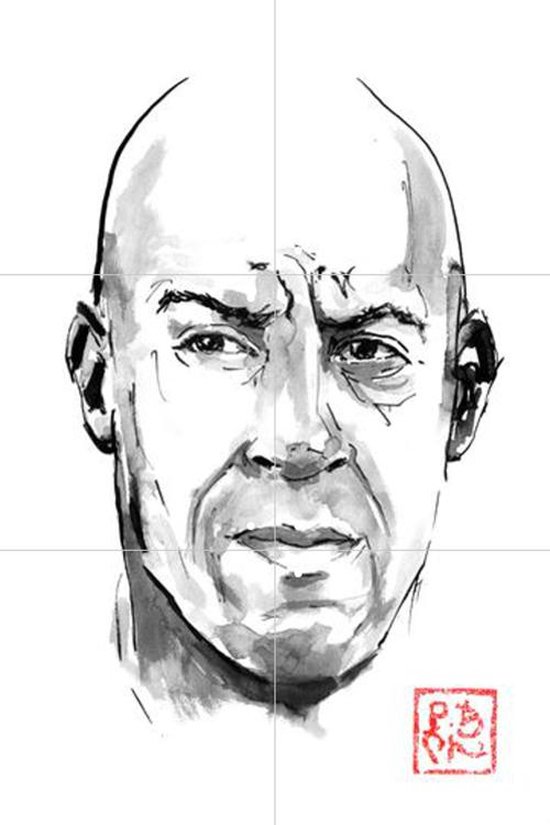 IXXI Vin Diesel II - Wanddecoratie - 60 x 40 cm