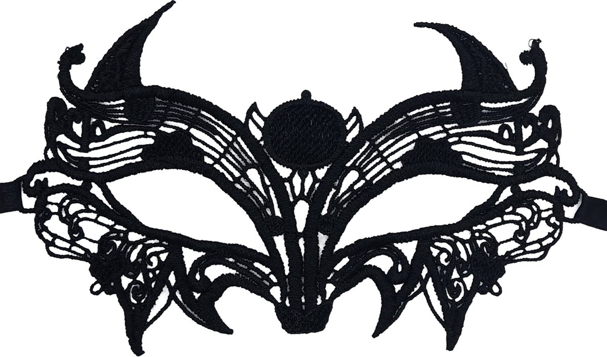 Miresa Sexy Fox oogmasker - Kanten verkleedmasker voor Halloween of Carnaval - MM063