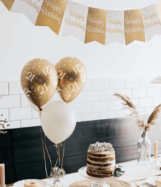Helium Ballonnen Bestellen - Wit Metallic (28cm) - Zorg voor Party online feestartikelen en ballondecoraties