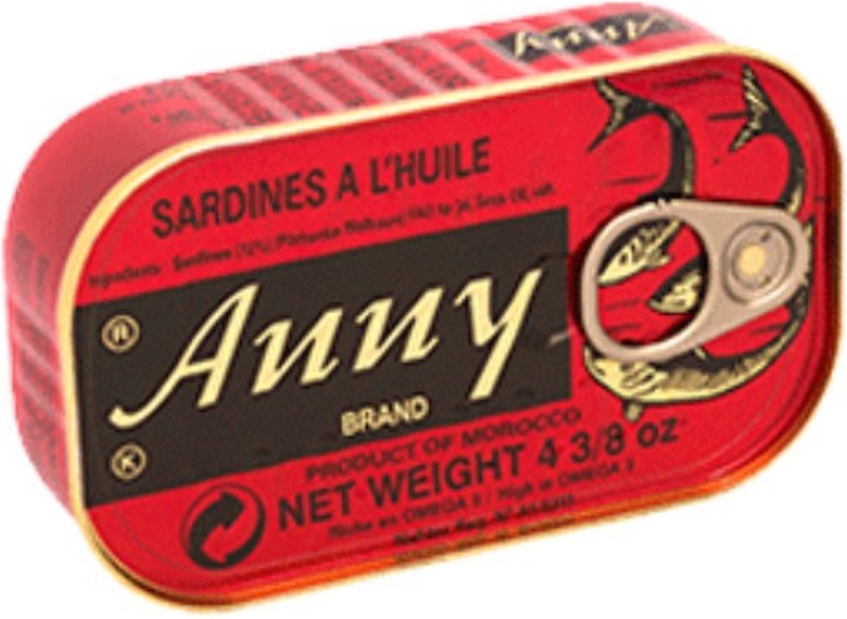 Sardines vegetable oil Anny 50 x 125 g