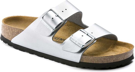 Birkenstock Arizona slippers zilver